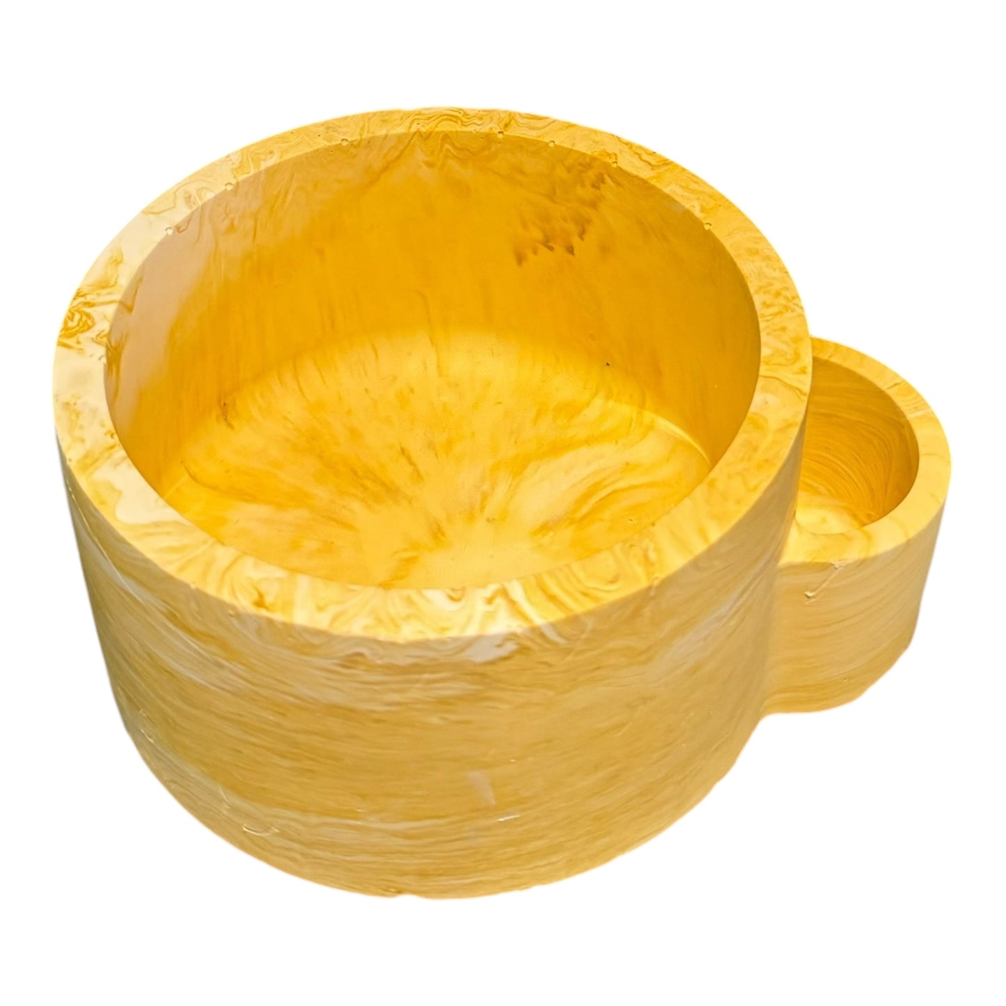 Jesmonite candle cup and matches storage