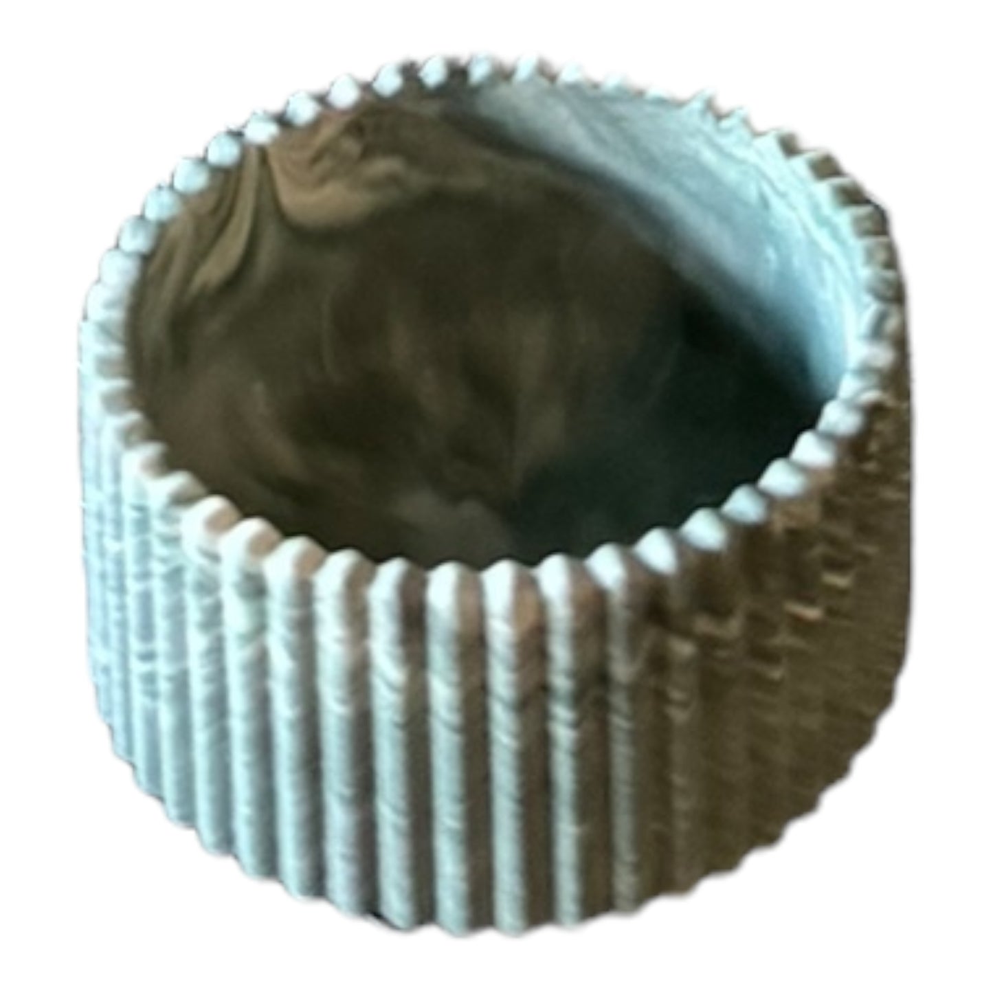 Ribbed dish