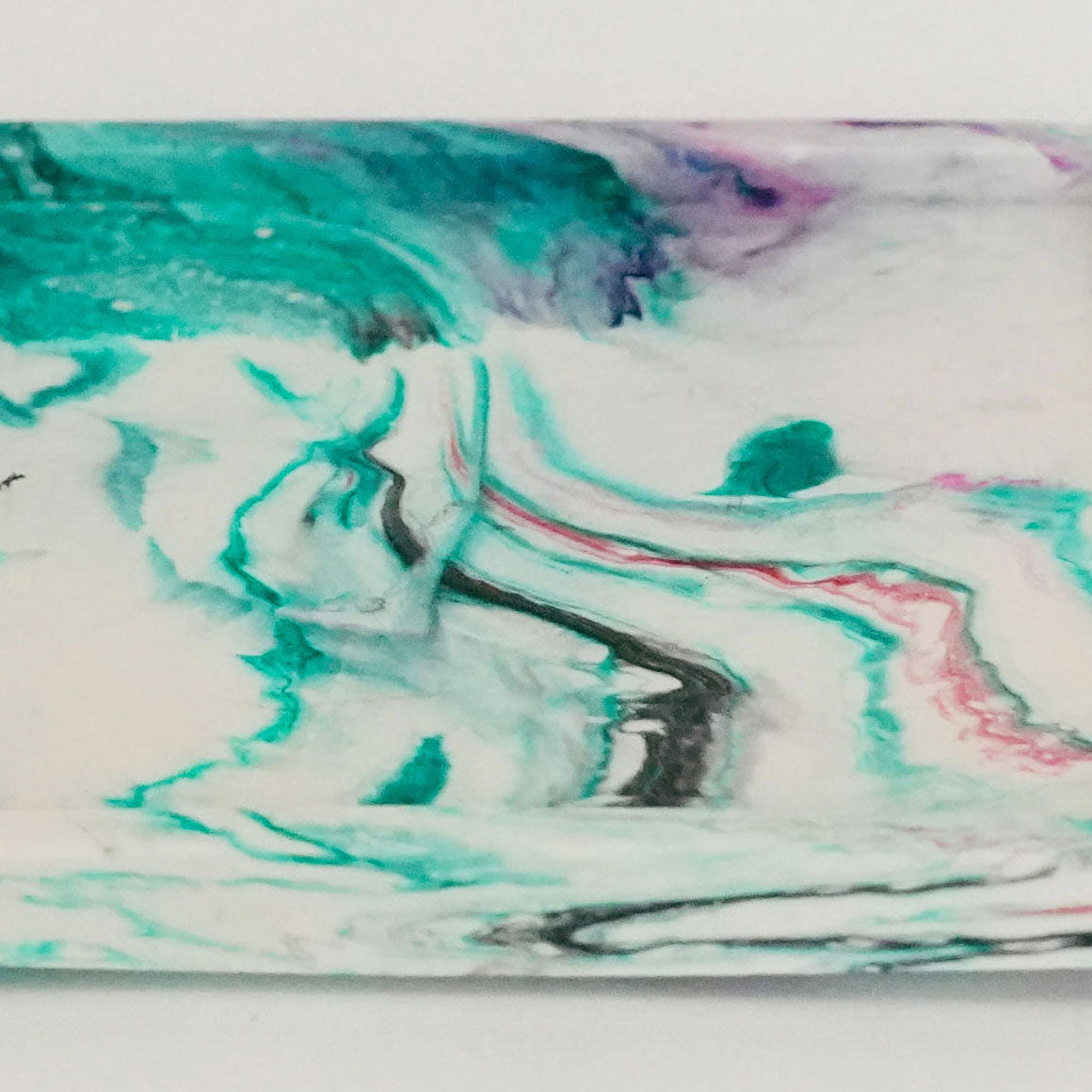 Square Marble Effect Tray