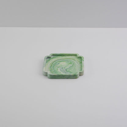 Jesmonite art deco coast in green