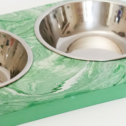 Double Pet Bowl Holder