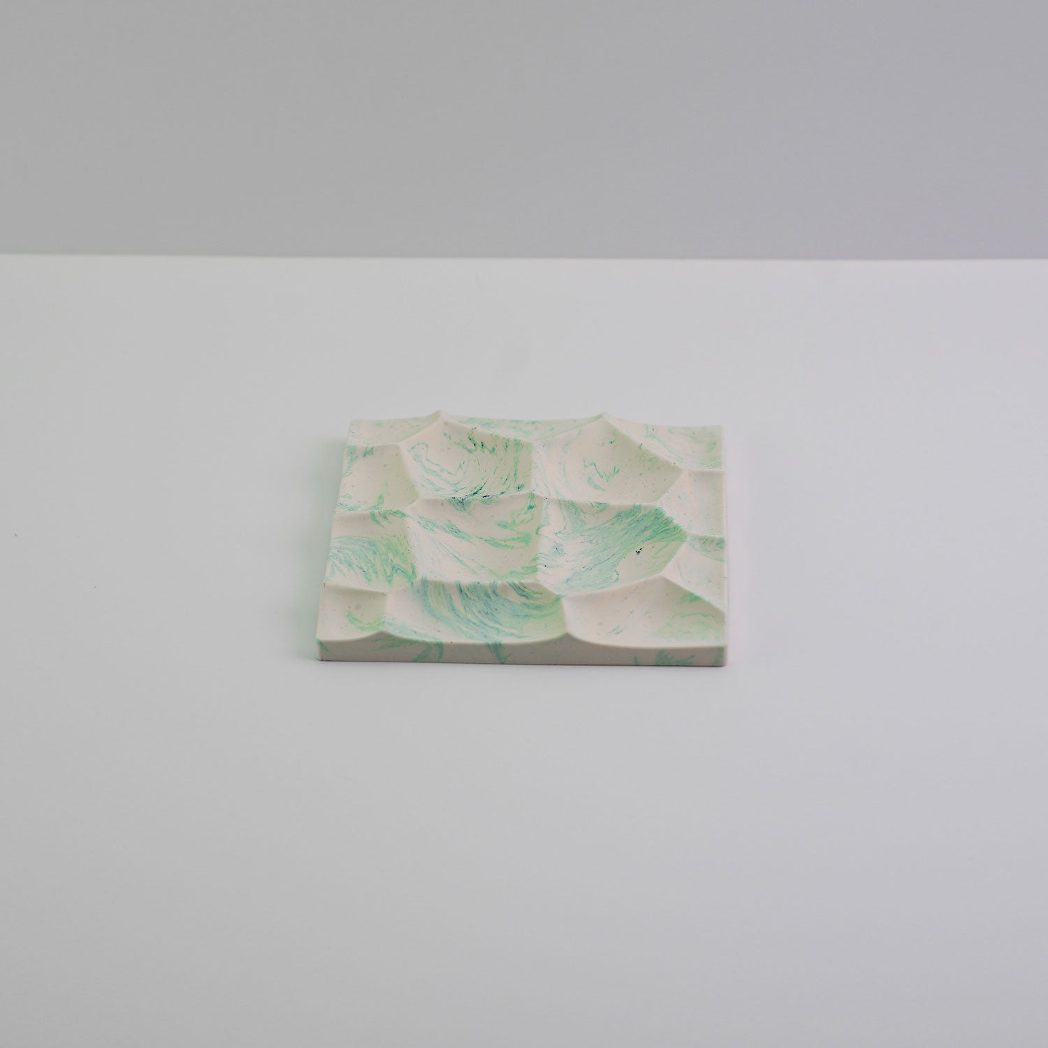 Jesmonite jewellery tile tray
