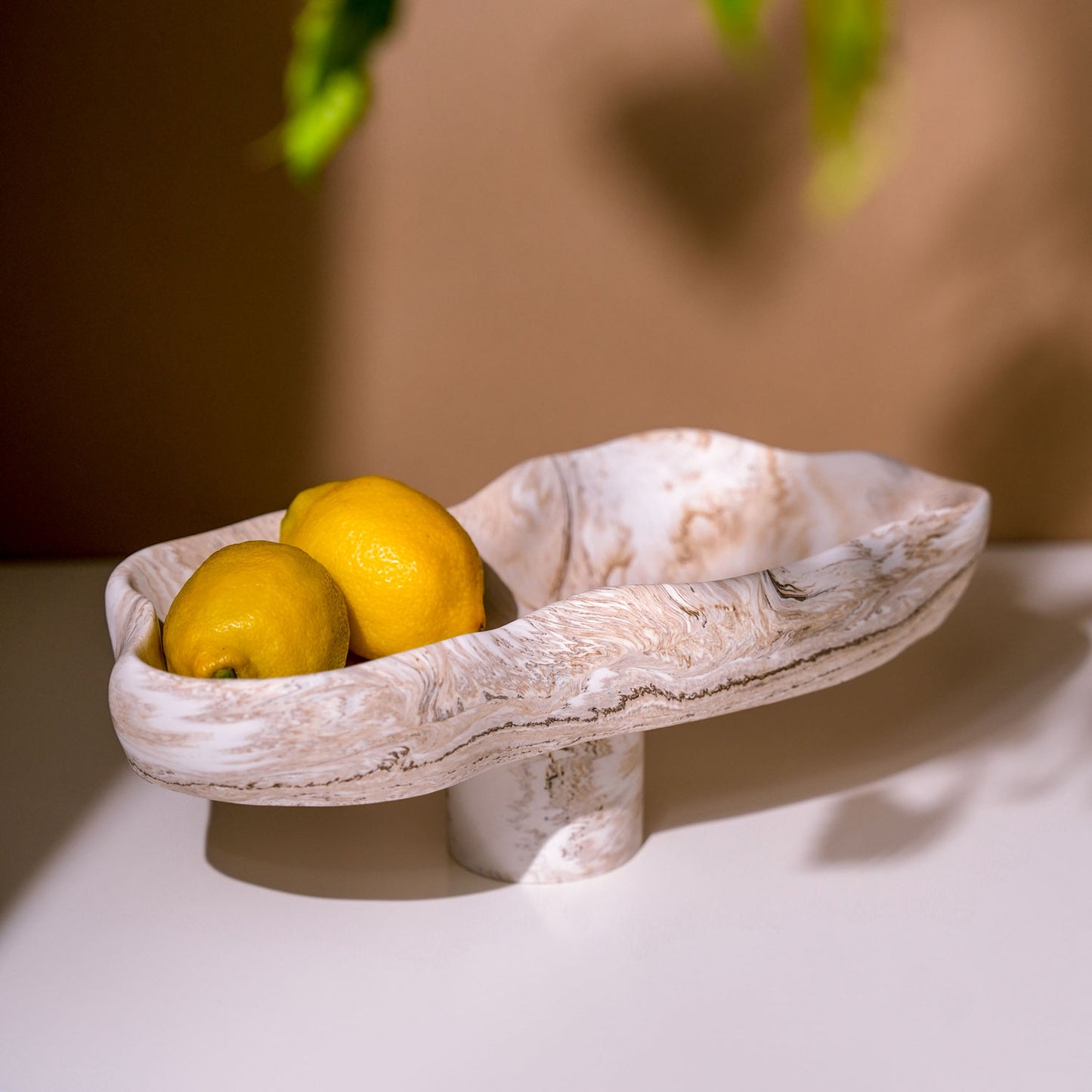 Wave Pedestal Fruit Bowl