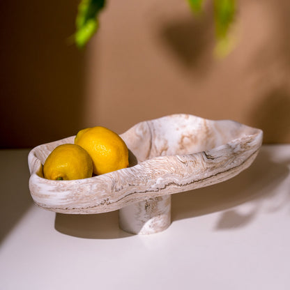Wave Pedestal Fruit Bowl