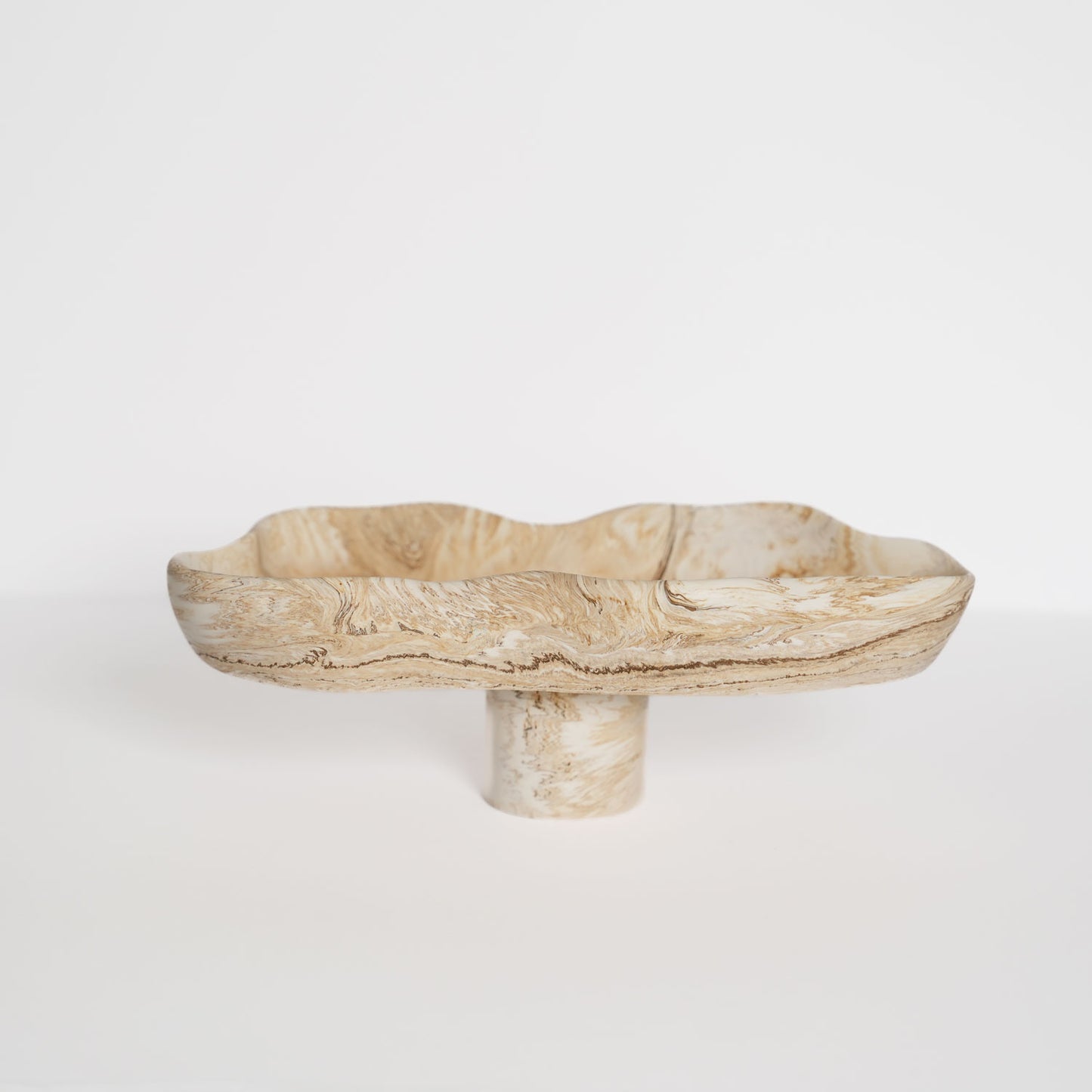 Wave Pedestal Fruit Bowl