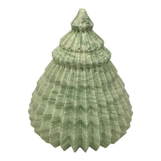 Christmas tree ornament made from eco-friendly jesmonite in Green
