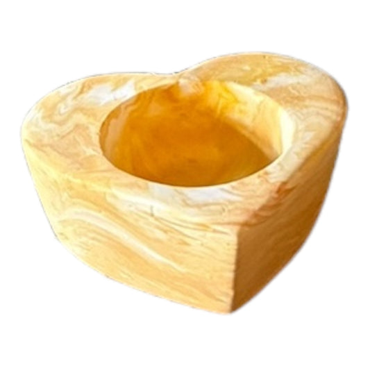 Love heart tea light holder