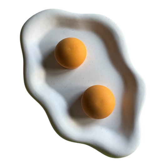 Double Fried Egg Trinket Tray