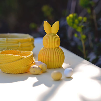 Ridged Bunny Ornament