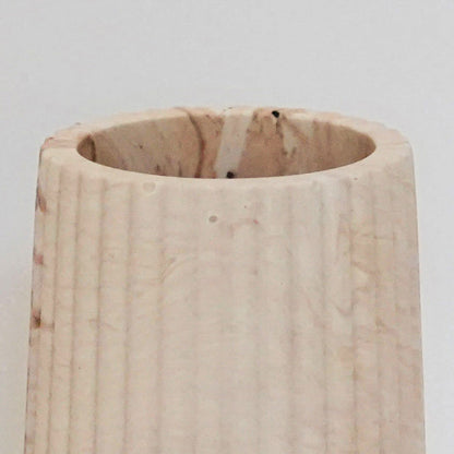 Tapered Ridged Pot