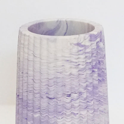 Tapered Ridged Pot