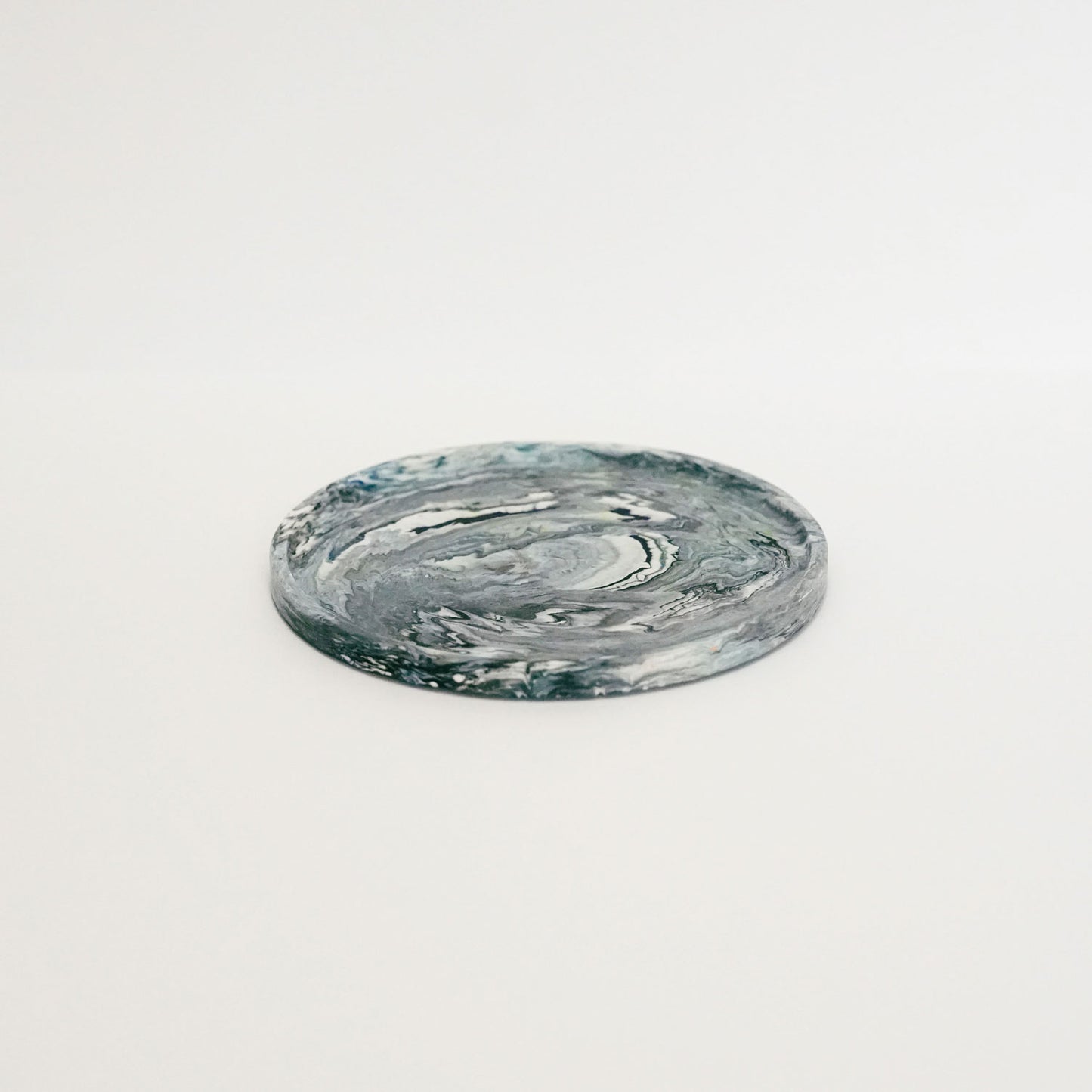 Round Marble Effect Tray