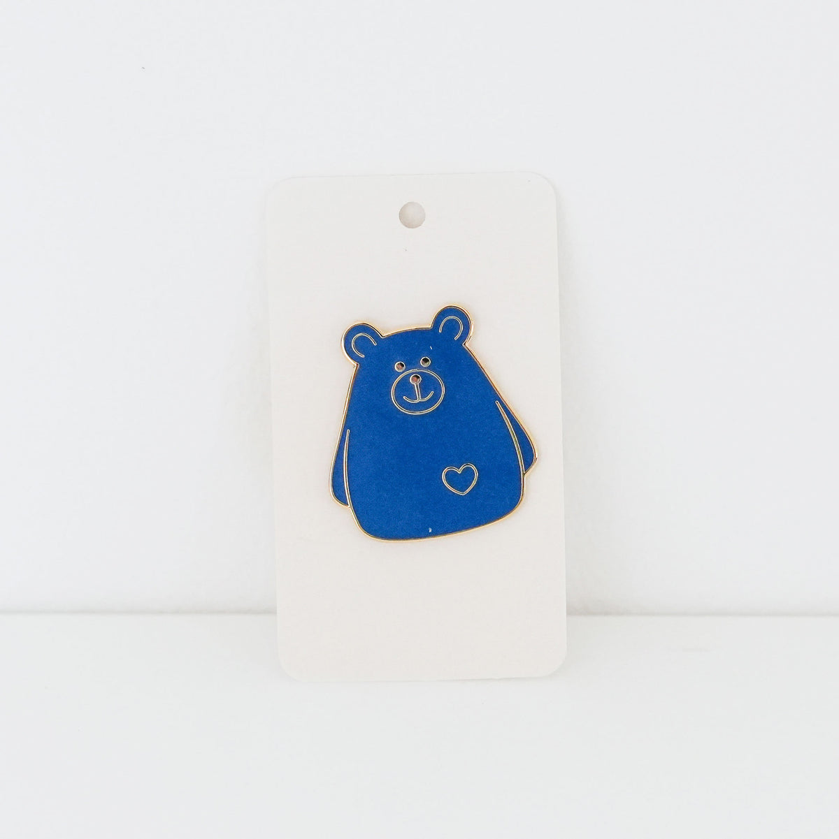 Heart Bear Enamel Pin