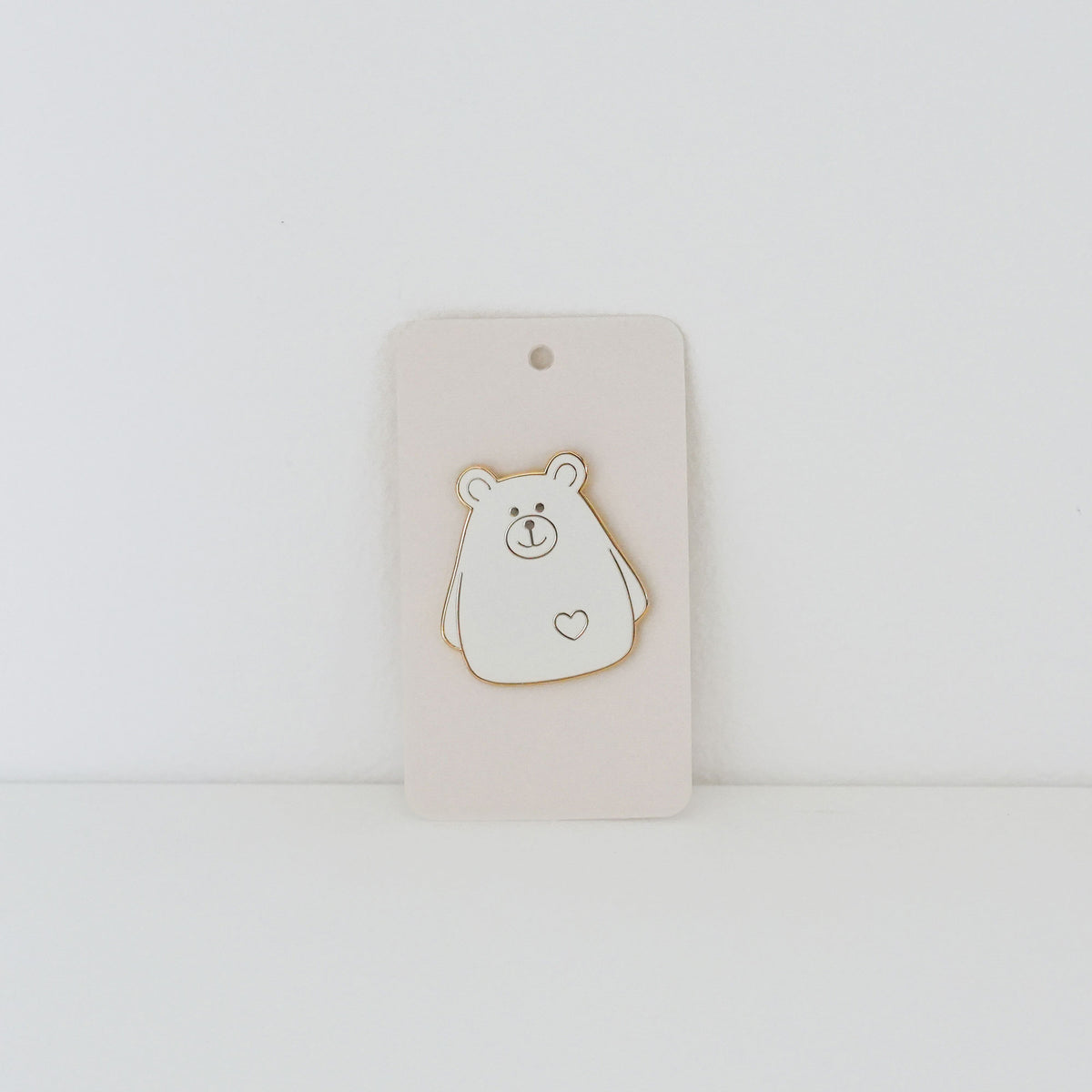 Heart Bear Enamel Pin