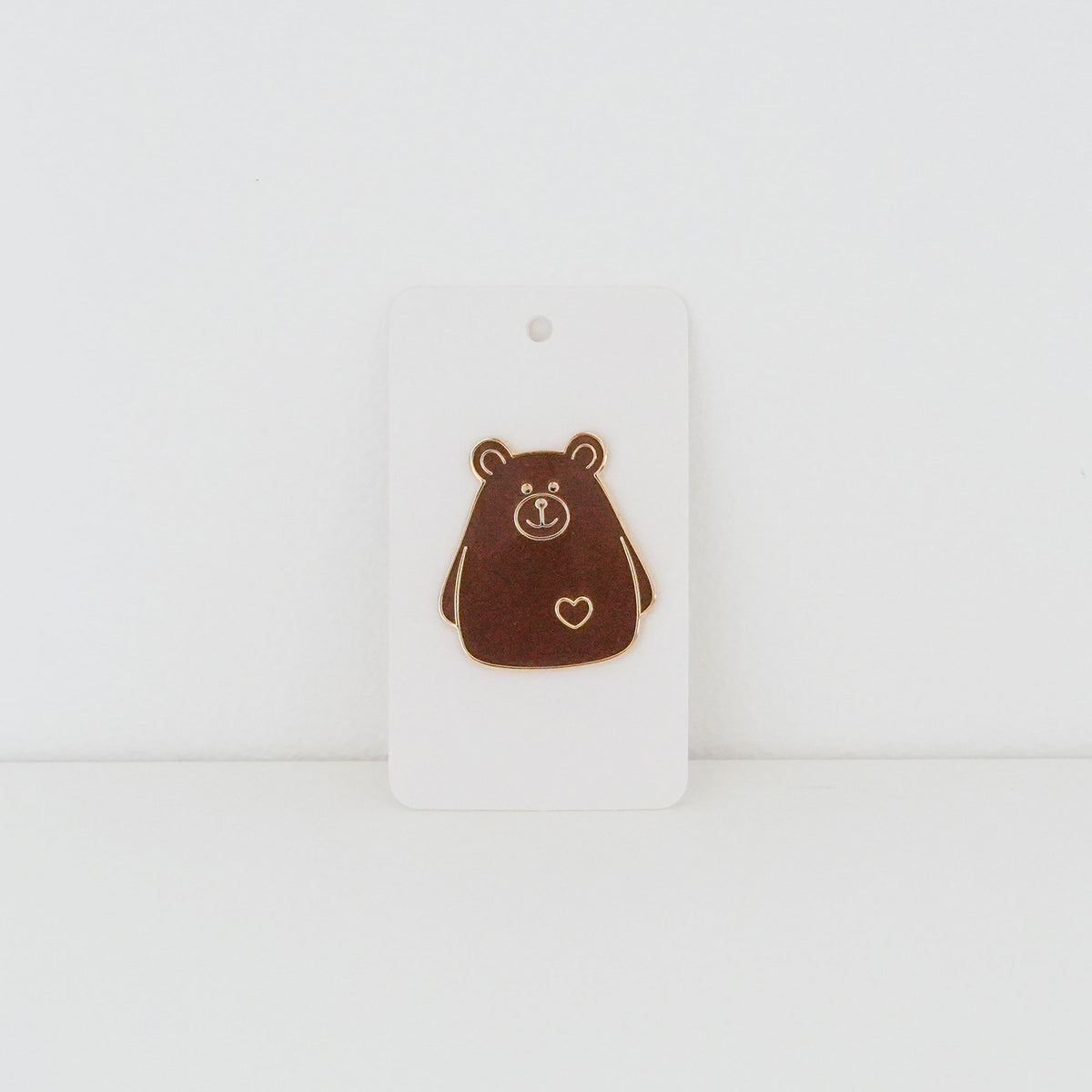 Heart Bear Enamel Pin