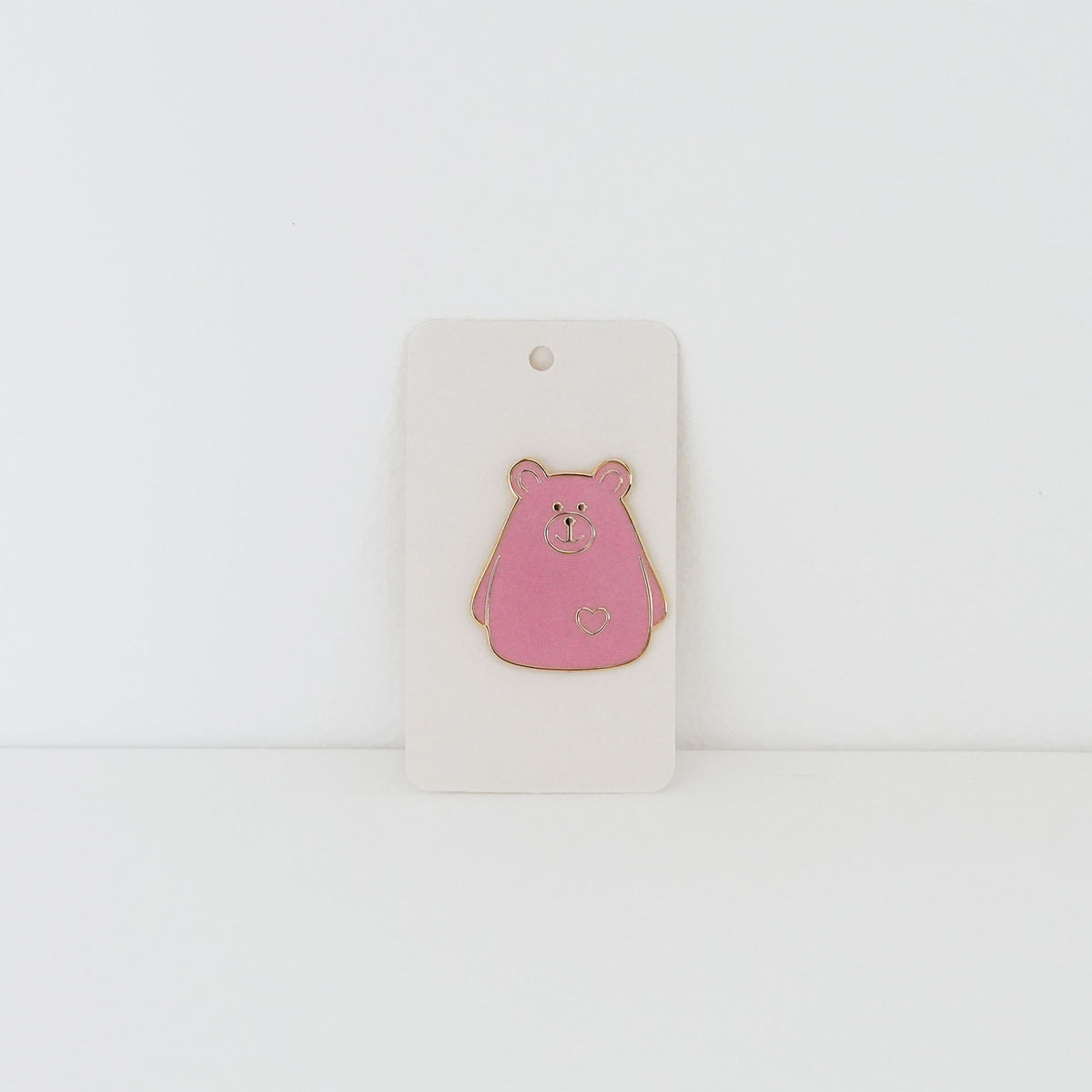 Heart Bear Enamel Pin