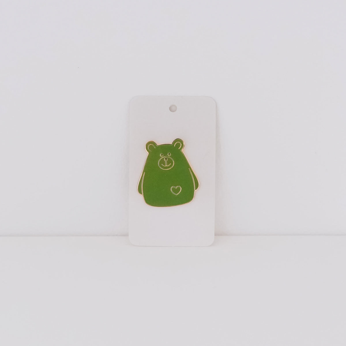 Heart Bear Enamel Pin