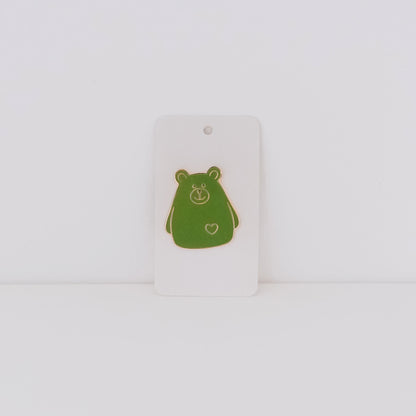 Heart Bear Enamel Pin