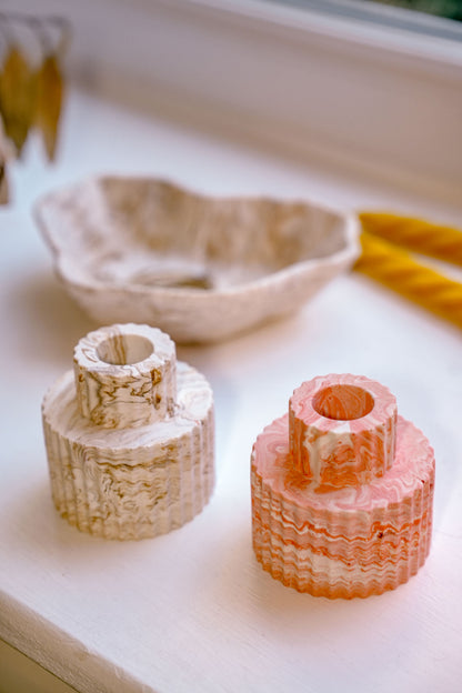 Fluted Candle Holder
