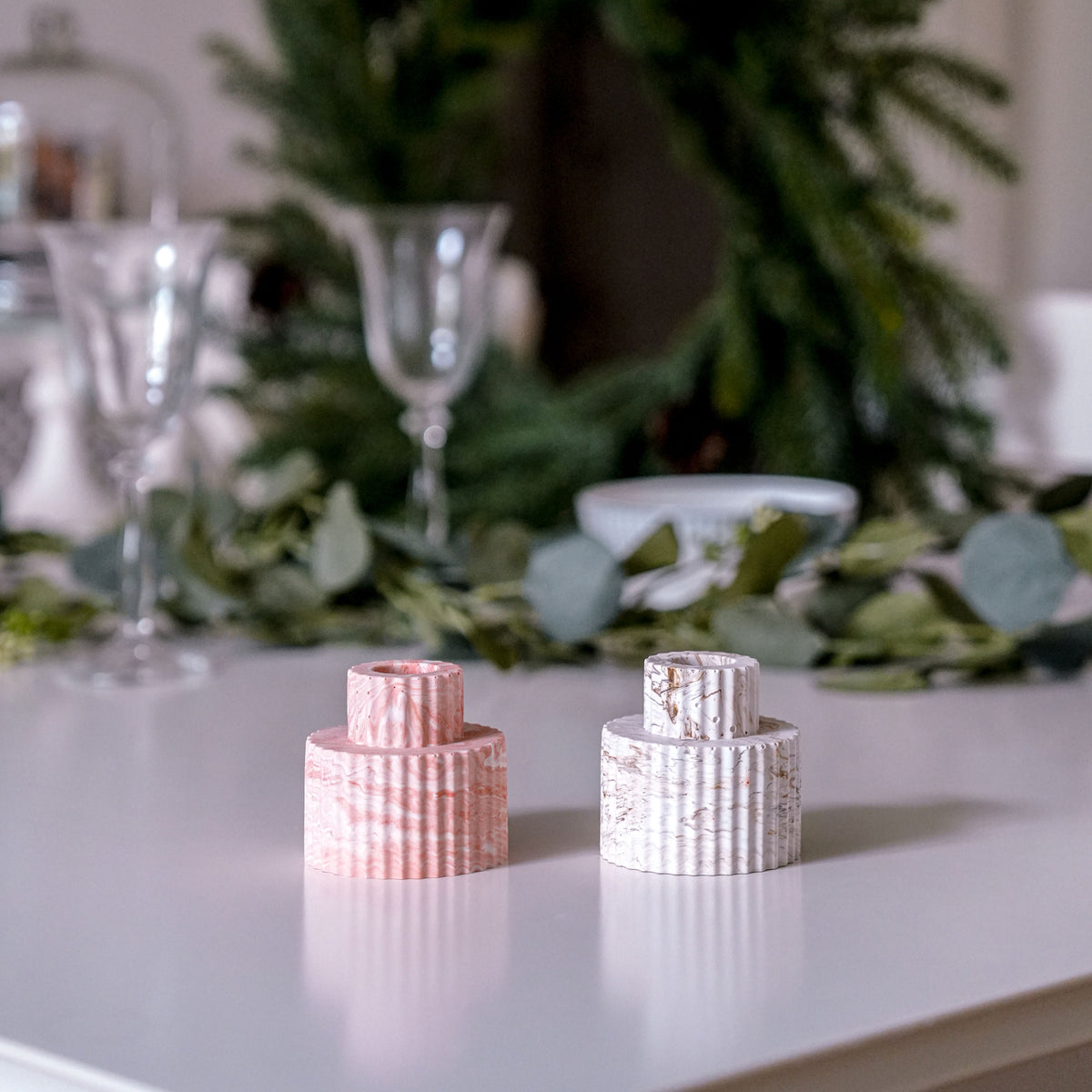 Fluted Candle Holder