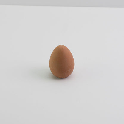 Jesmonite decorative egg in brown
