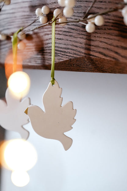 Christmas Dove Ornament
