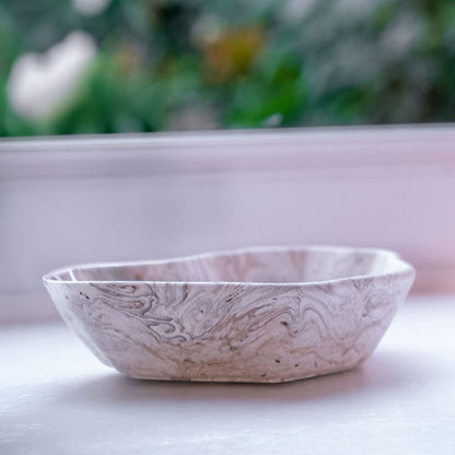 Organic Marble Bowl