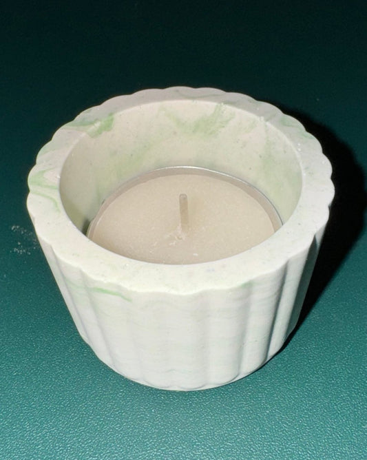 Ribbed mini tealight holder - Inside Seventy Two