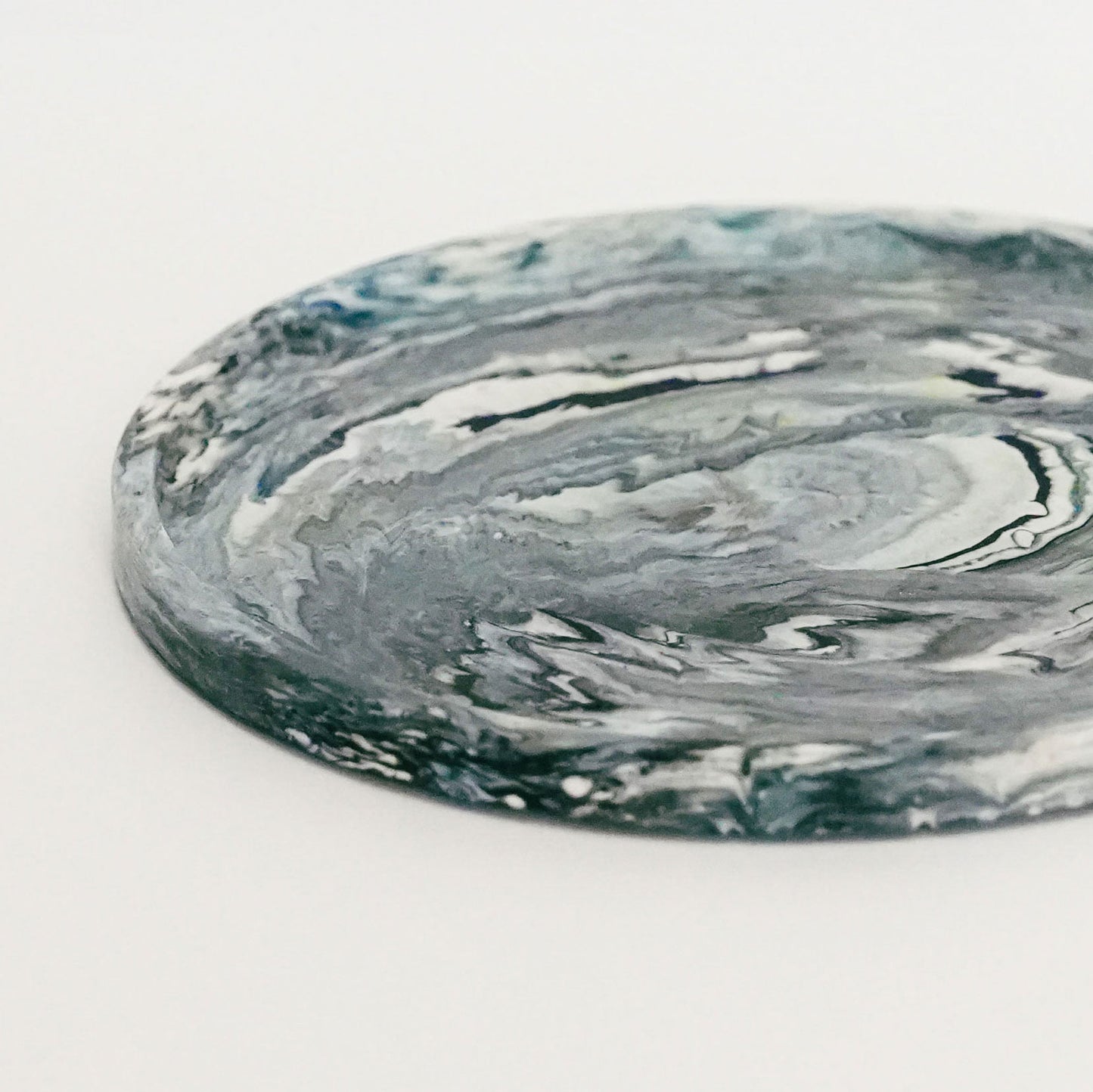 Round Marble Effect Tray