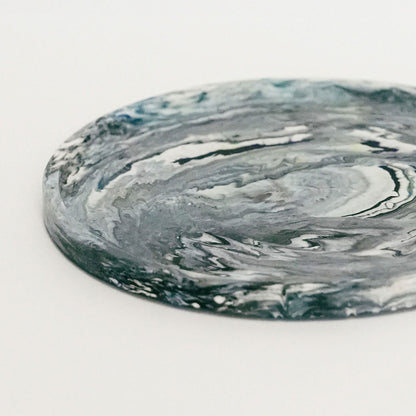 Round Marble Effect Tray
