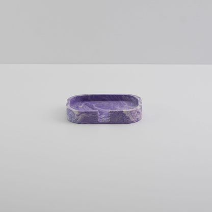 Jesmonite soap dish purple