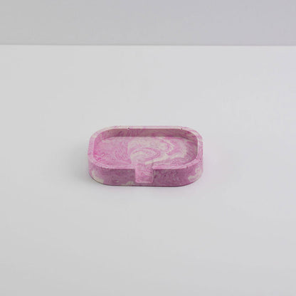 Jesmonite soap dish in pink
