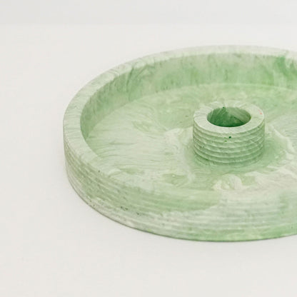 Round Taper Candle Dish
